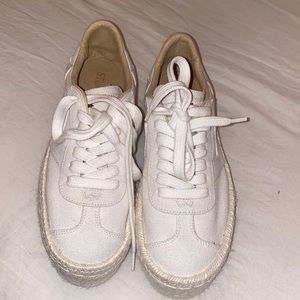Never worn Stuart Weitzman espadrille sneakers!